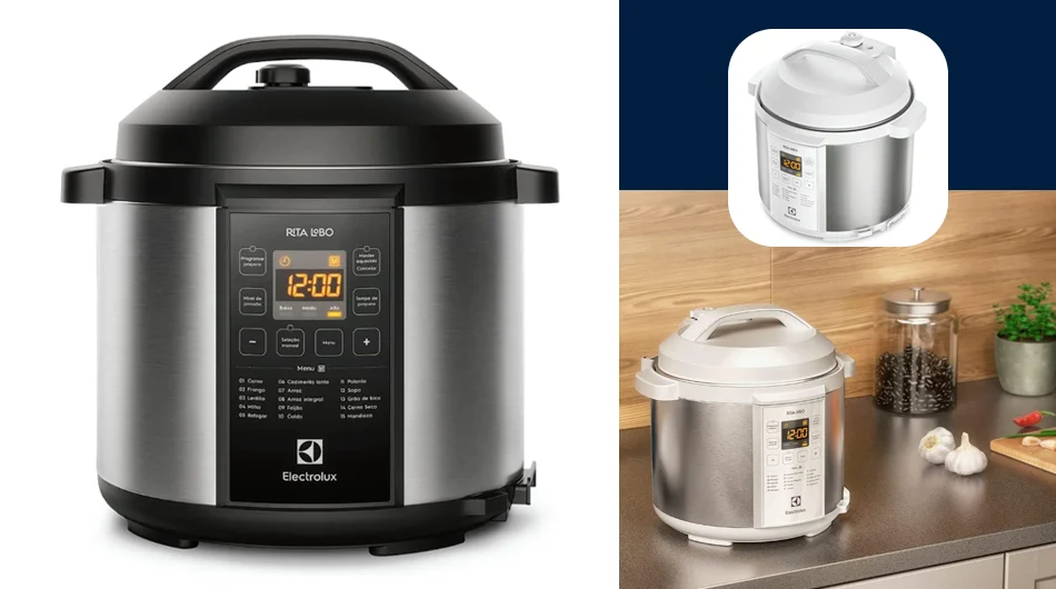 Panela de Pressão Elétrica Electrolux 6L